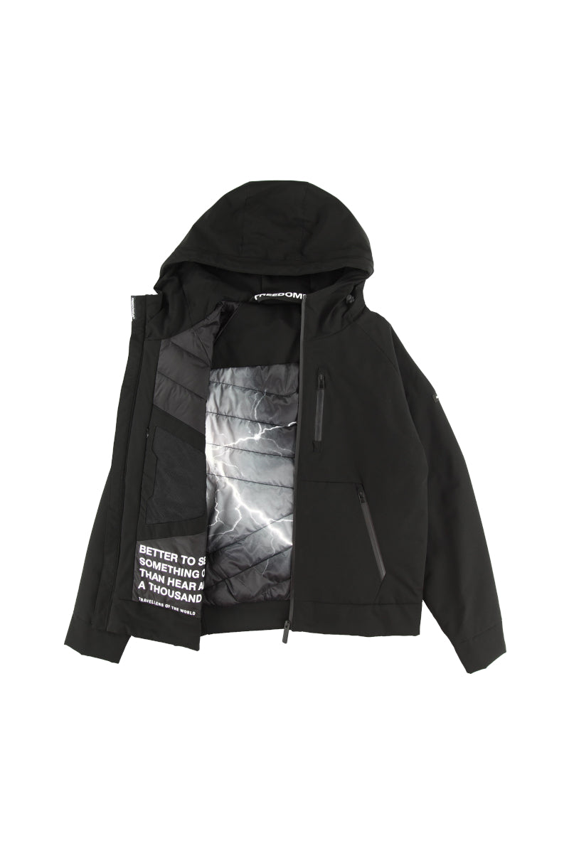 FREEDOMDAY ECO down padding jacket №074431102 / BLACK ブラック