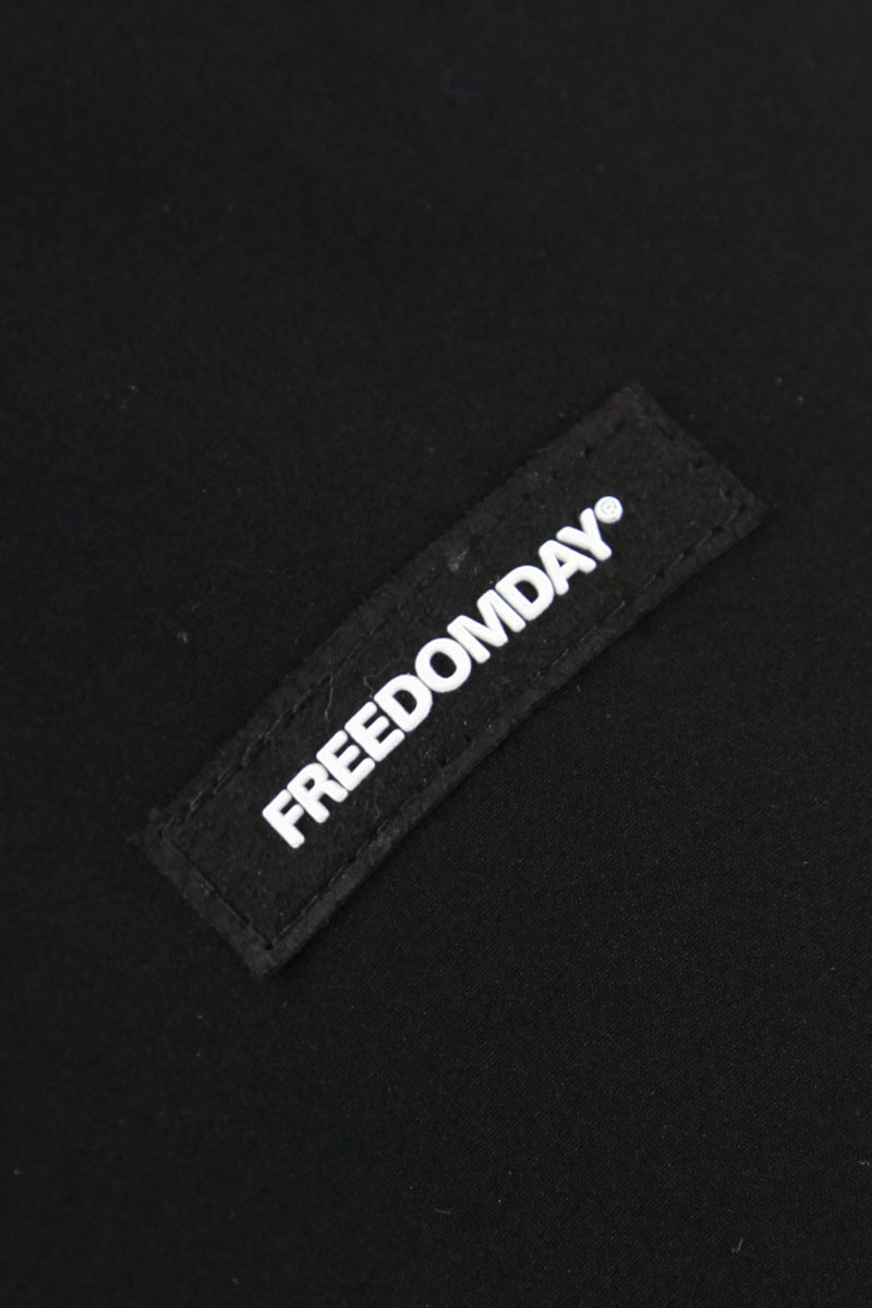 【FREEDOMDAY】 ECOダウン フーデッドショートジャケット / Col:BLACK ブラック