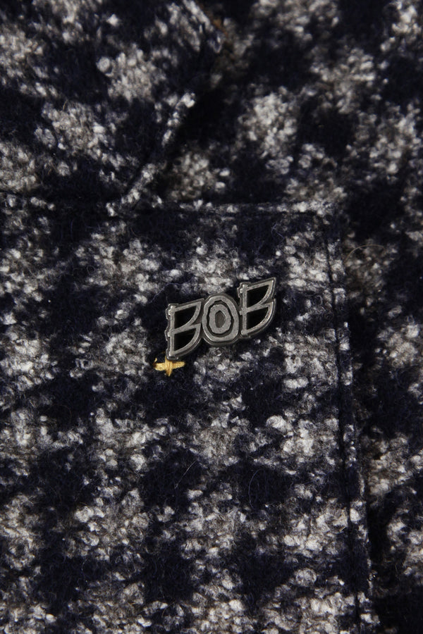 ヘリテージツィードライクチェックジャケット / Col:VAR2 グレー系