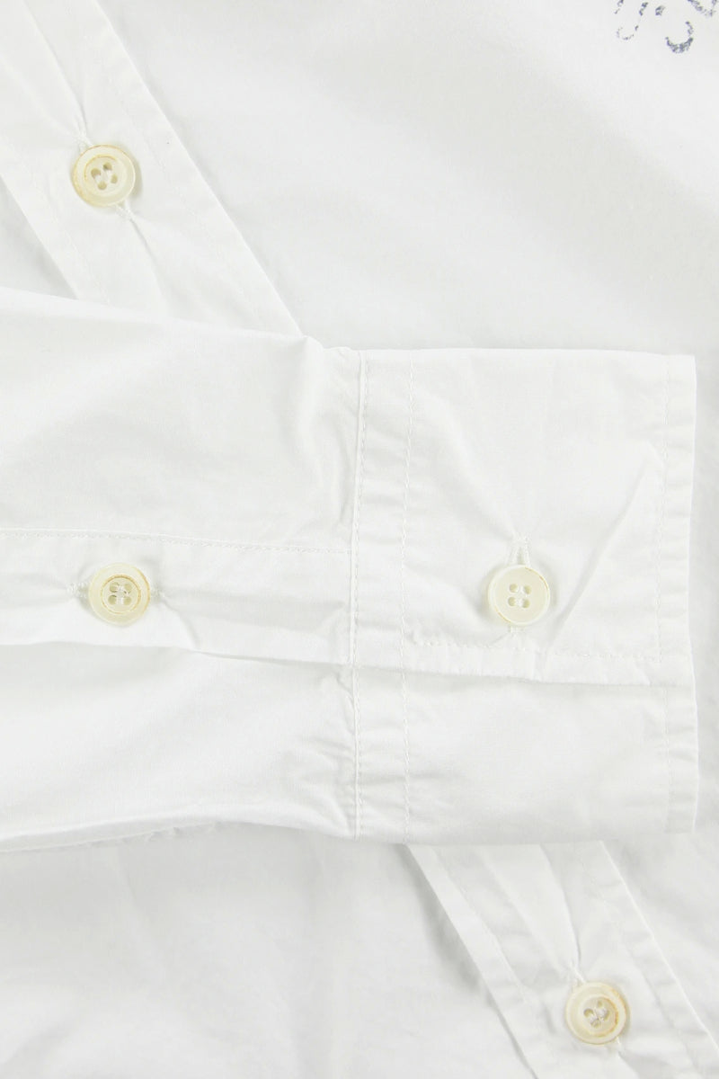 ハンドペイントシャツ / Col:BIANCO ホワイト