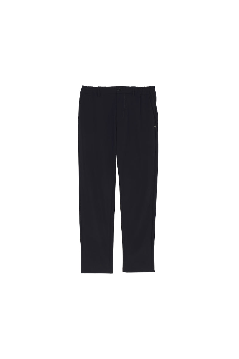 ナイロン混ストレッチトラウザーズ / COL:NOTTE ネイビー