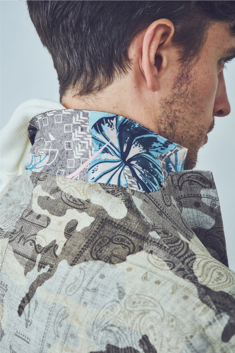 【25SS新作】Camouflage Pattern Print Jacket / Col:UNICA