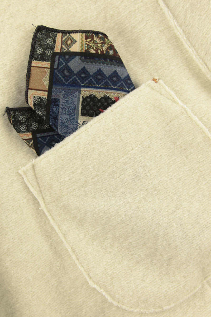 ソフトファブリックウールジャケット / Col:PANNA ホワイト系