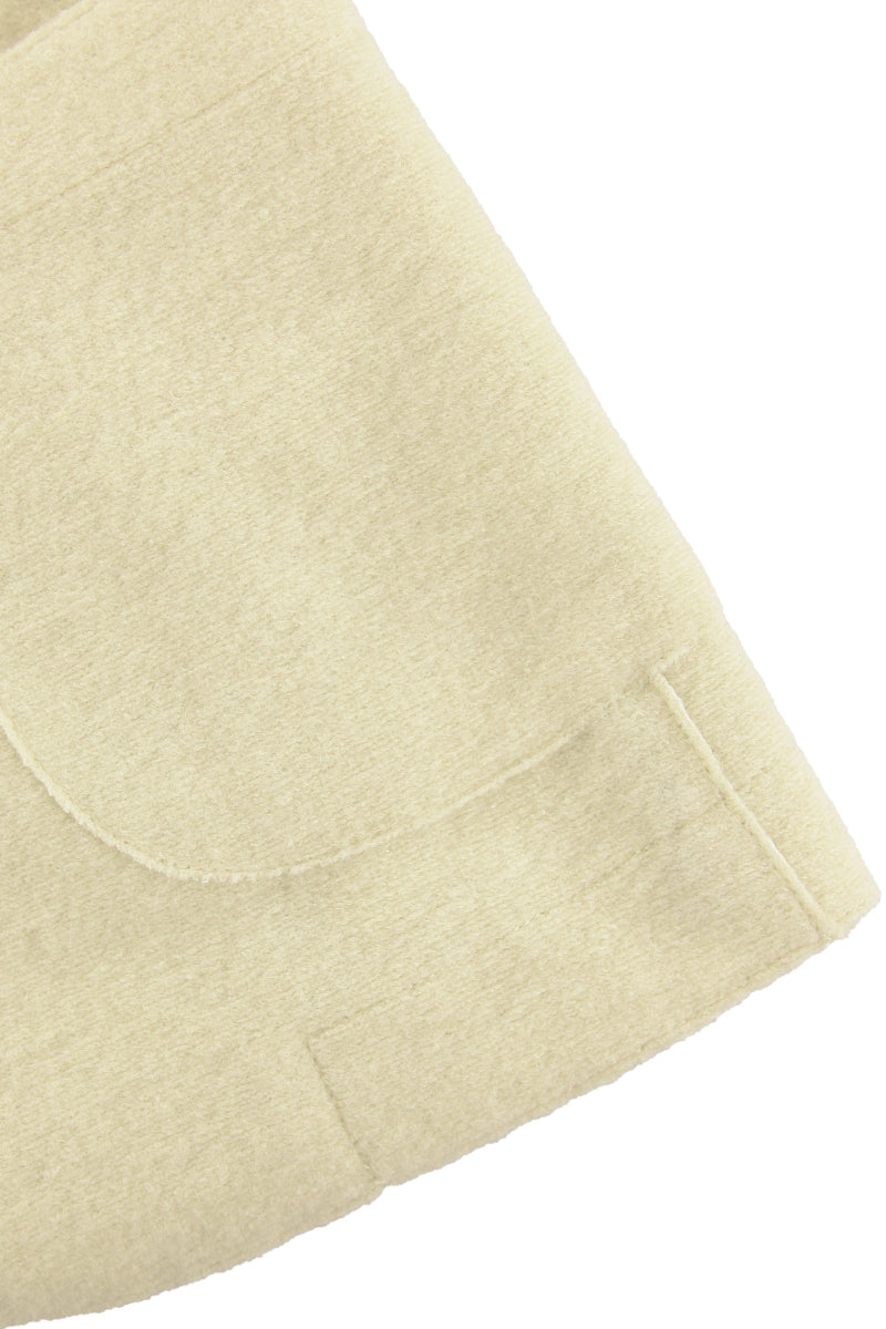 ソフトファブリックウールジャケット / Col:PANNA ホワイト系