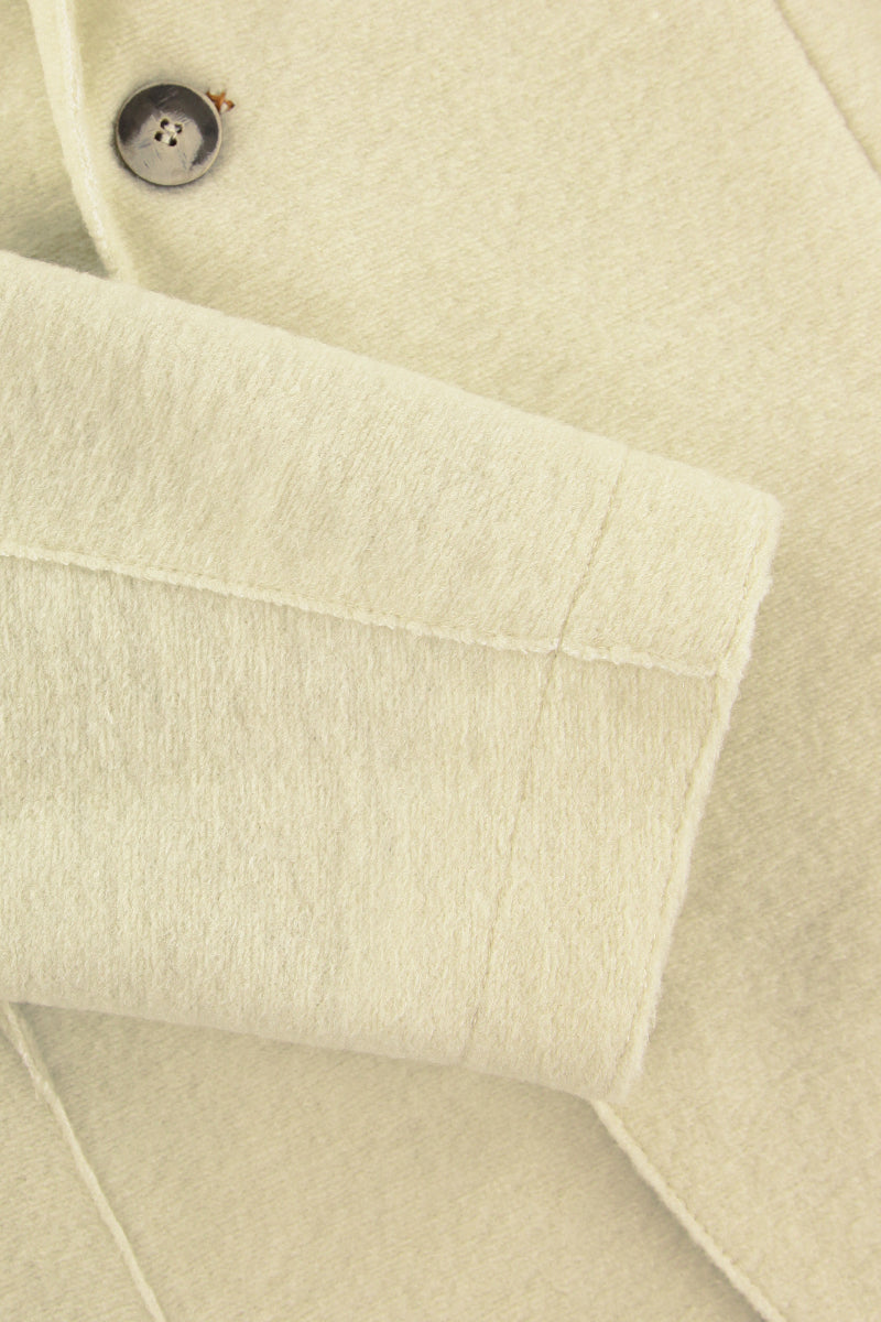 ソフトファブリックウールジャケット / Col:PANNA ホワイト系