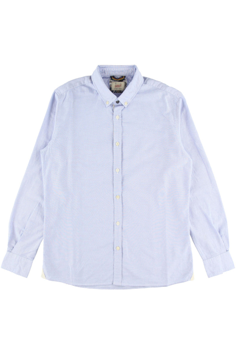 ボタンダウンシャツ / Col:CELESTE ブルー系