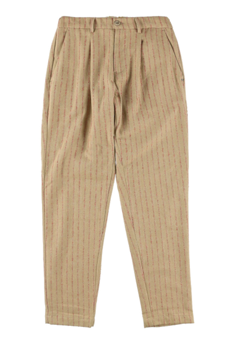 ワンタックストライプパンツ / Col:ROSA ベージュ系