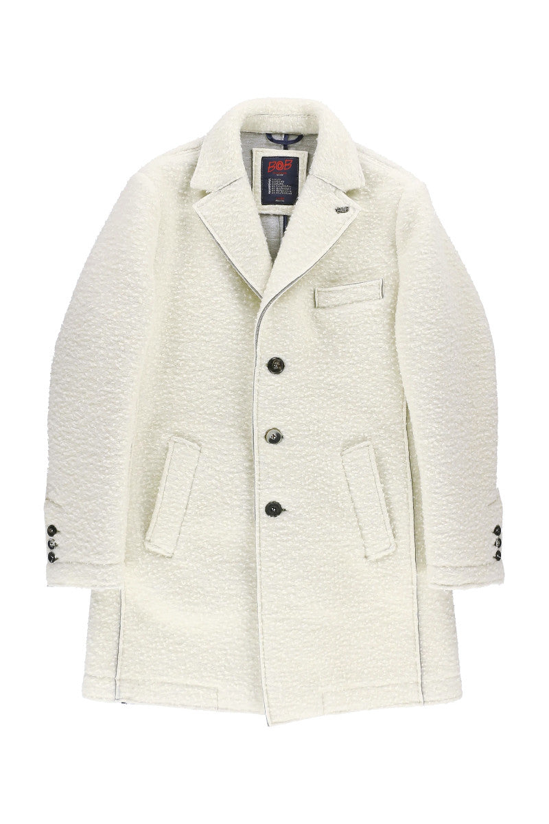 ナッピングボンディングチェスターコート / COL:ROYAL ブルー系