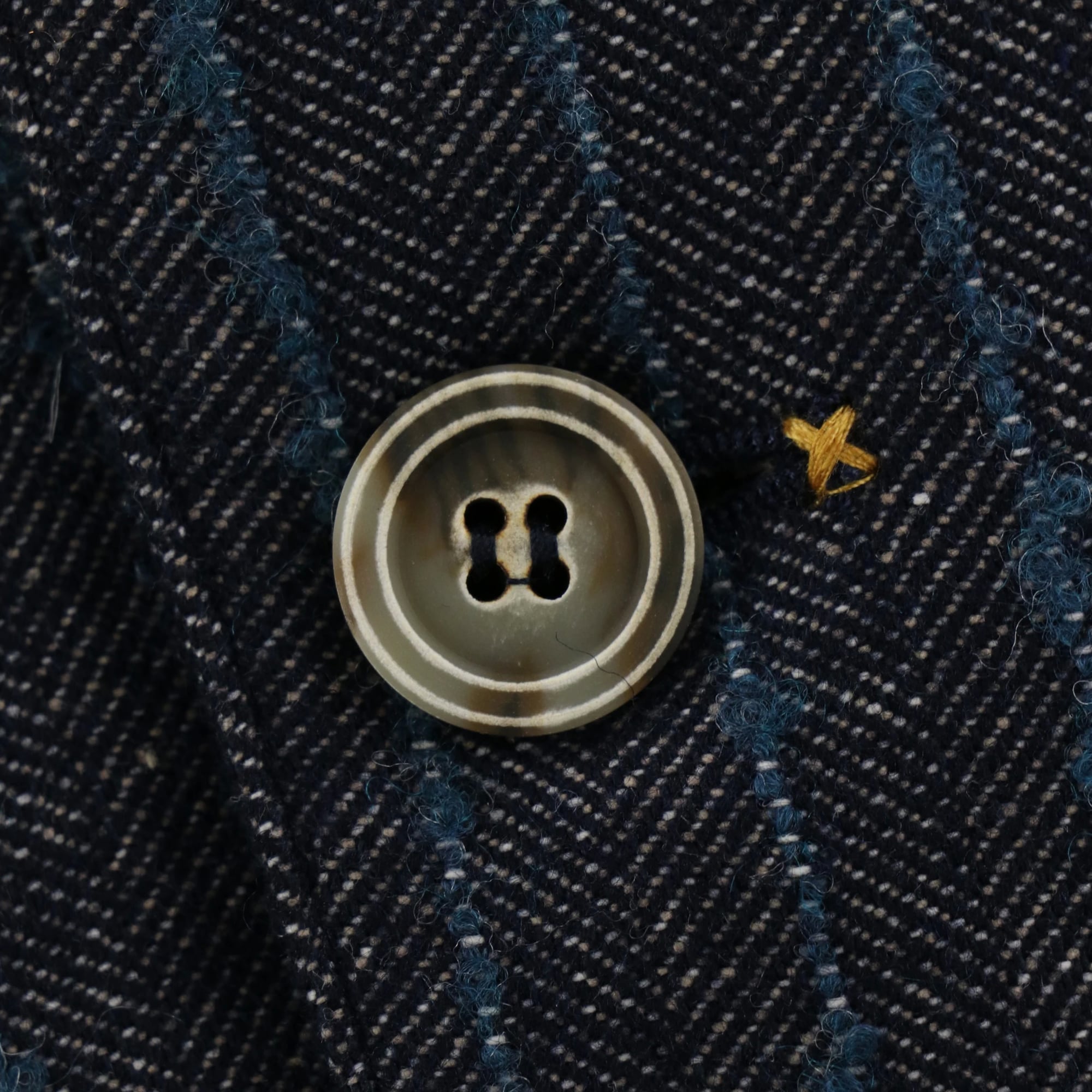 ウールストライプジャケット / COL:PERIORIO インディゴ系