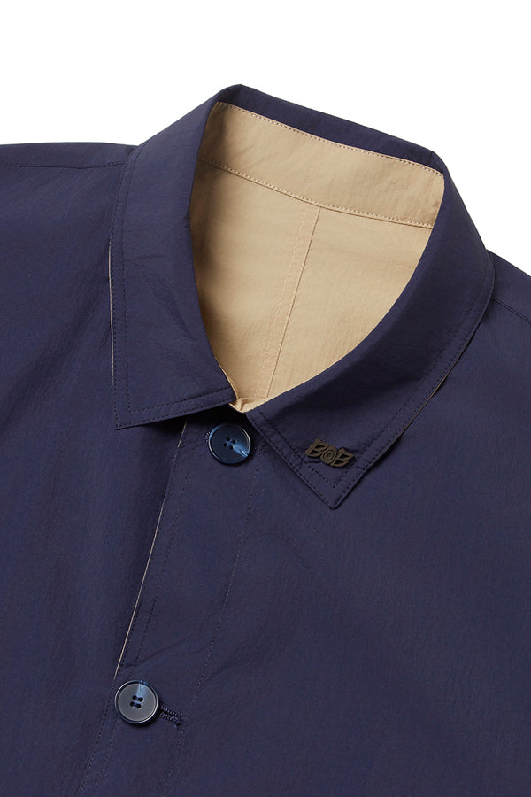 NORWICHI6 リバーシブルナイロンコート / BLU・CORDA ブルー・キナリ