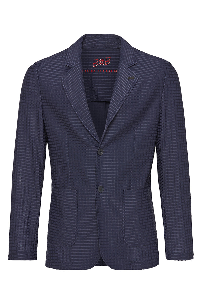 GOLDEN2 100gエアーテック・シアーワッフルジャケット / INCHIOSTRO ディープブルー