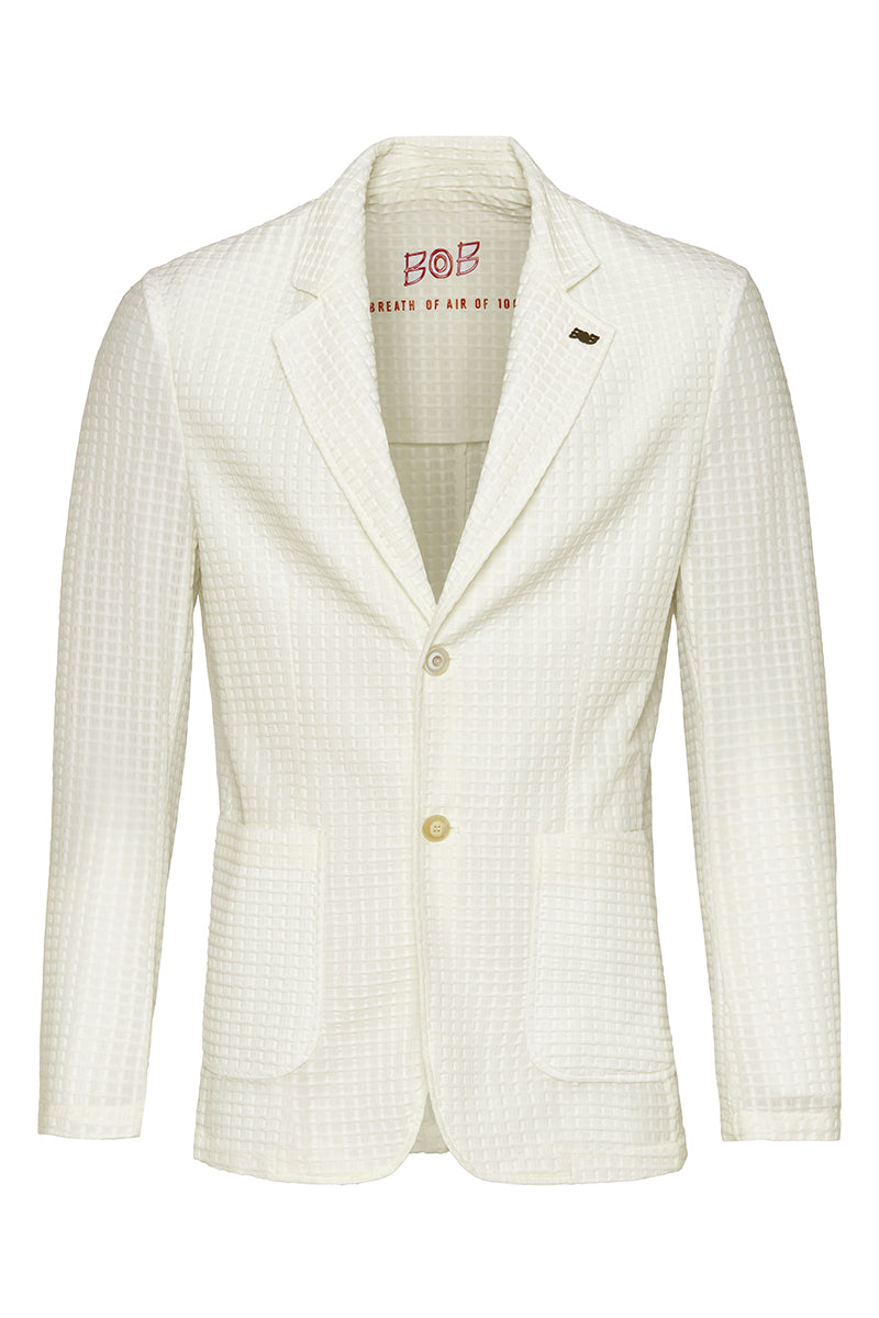 GOLDEN2 100gエアーテック・シアーワッフルジャケット / ECRU アイボリー