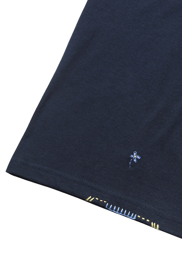 BAY 日本別注 ワンポイントロゴTEE / BLU ネイビー系