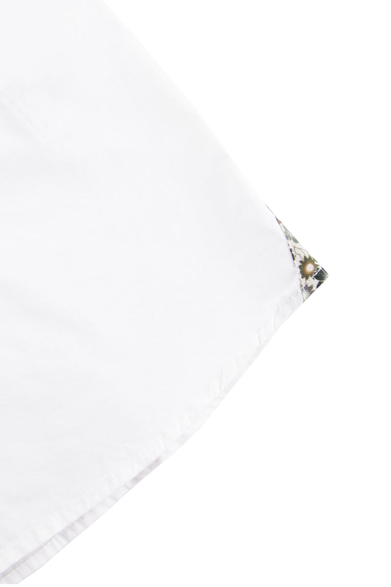 コットンファブリックシャツ / Col:BIANCO ホワイト系