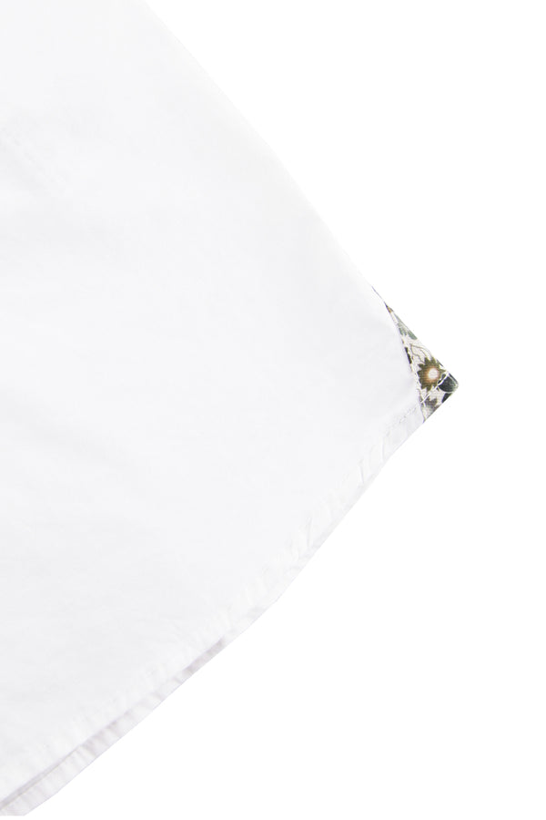 コットンファブリックシャツ / Col:BIANCO ホワイト系