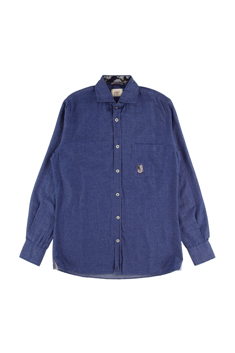 ダンガリーシャツ / Col:JEANS インディゴ
