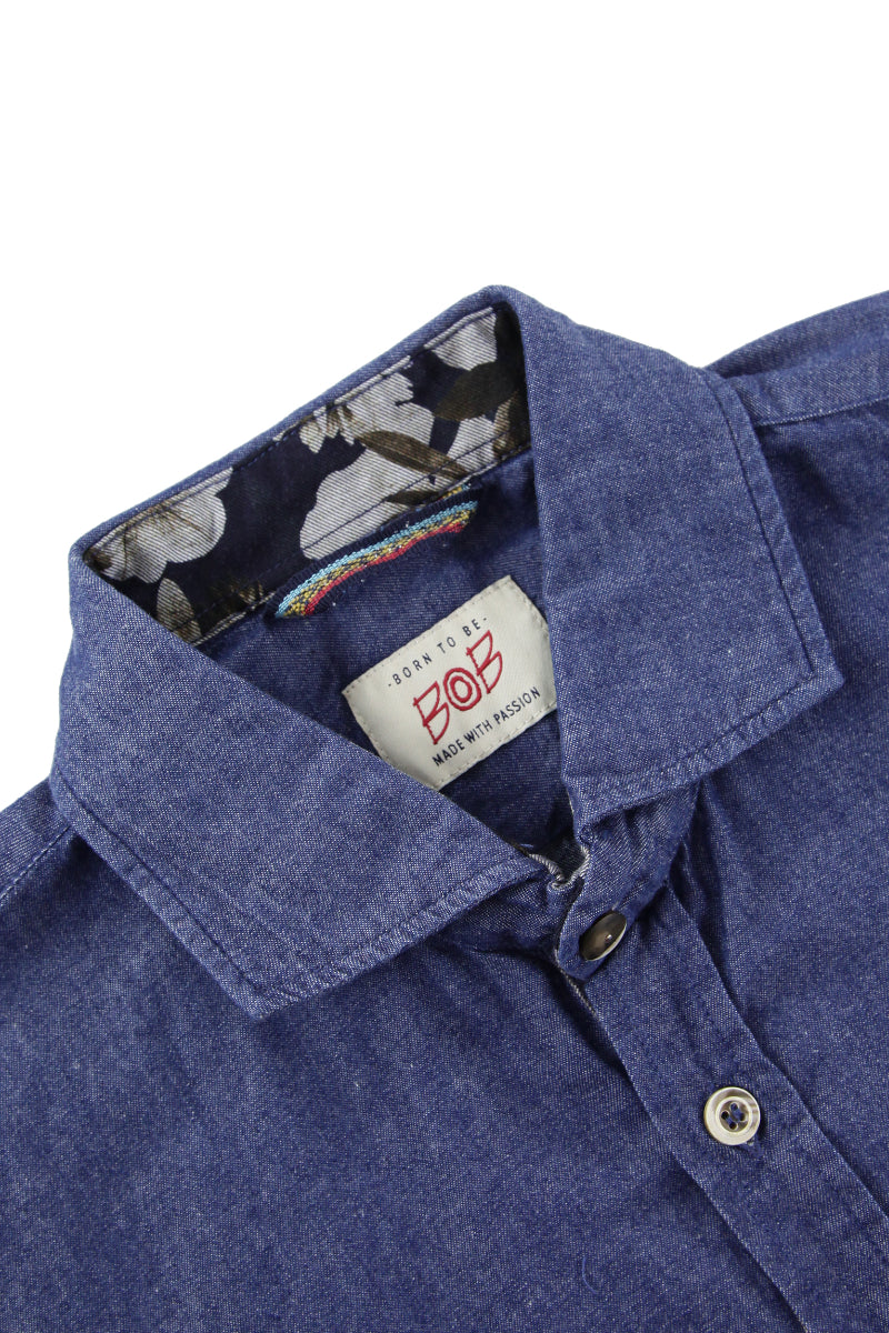 ダンガリーシャツ / Col:JEANS インディゴ