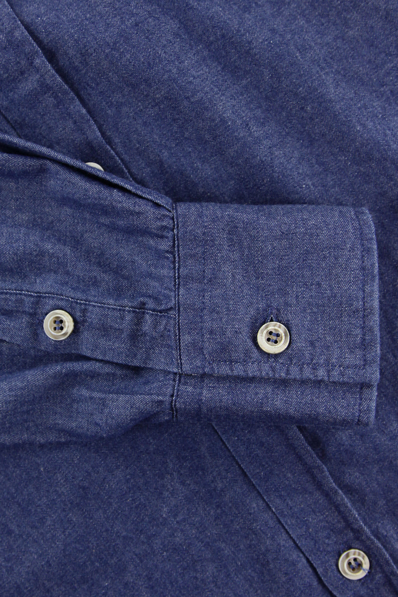 ダンガリーシャツ / Col:JEANS インディゴ
