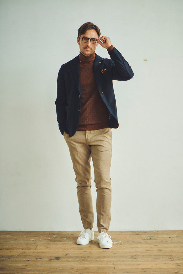 ポケッタブルライトウールジャケット / Col:MILITARE カーキ系