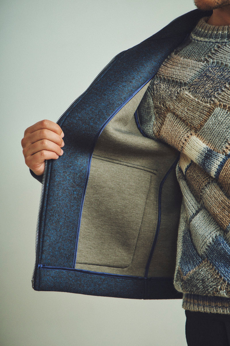 ボンディング A-2フライトジャケット / NERO ブラック系