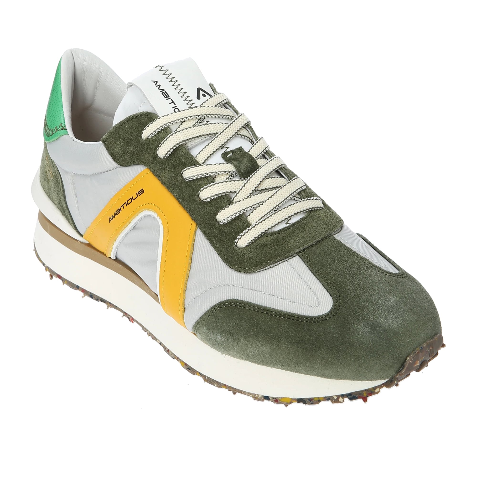 【Ambitious sneakers】 RHOME / Col:BIRCH×GREY グリーン グレー