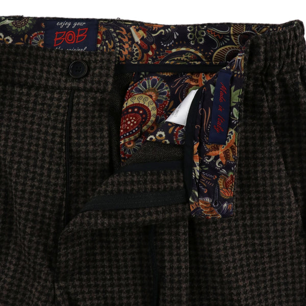 ハウンドトゥースカジュアルスーツ / COL:VAR1 ブラウン