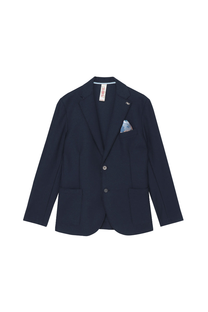 ハニカムメッシュイージージャケット / Col:NAVY ネイビー系