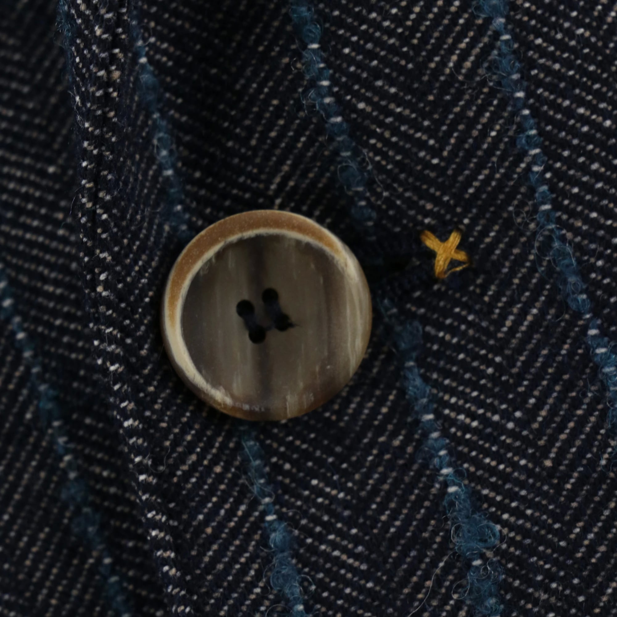 ウールストライプジャケット / COL:PERIORIO インディゴ系