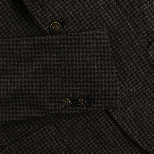 ハウンドトゥースカジュアルスーツ / COL:VAR1 ブラウン
