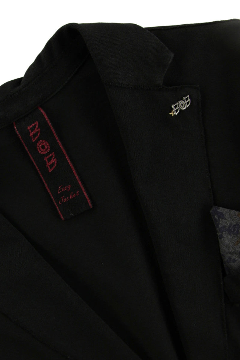 ガーメントダイ スウェットライクジャケット / Col:NOTTE ネイビー