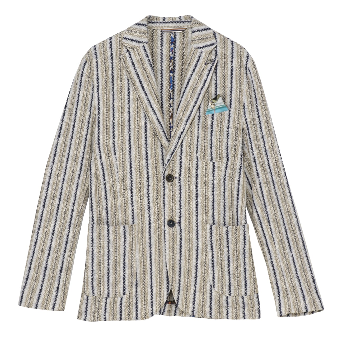 ストライプニットジャケット 074743143 SLIGHT254JP 