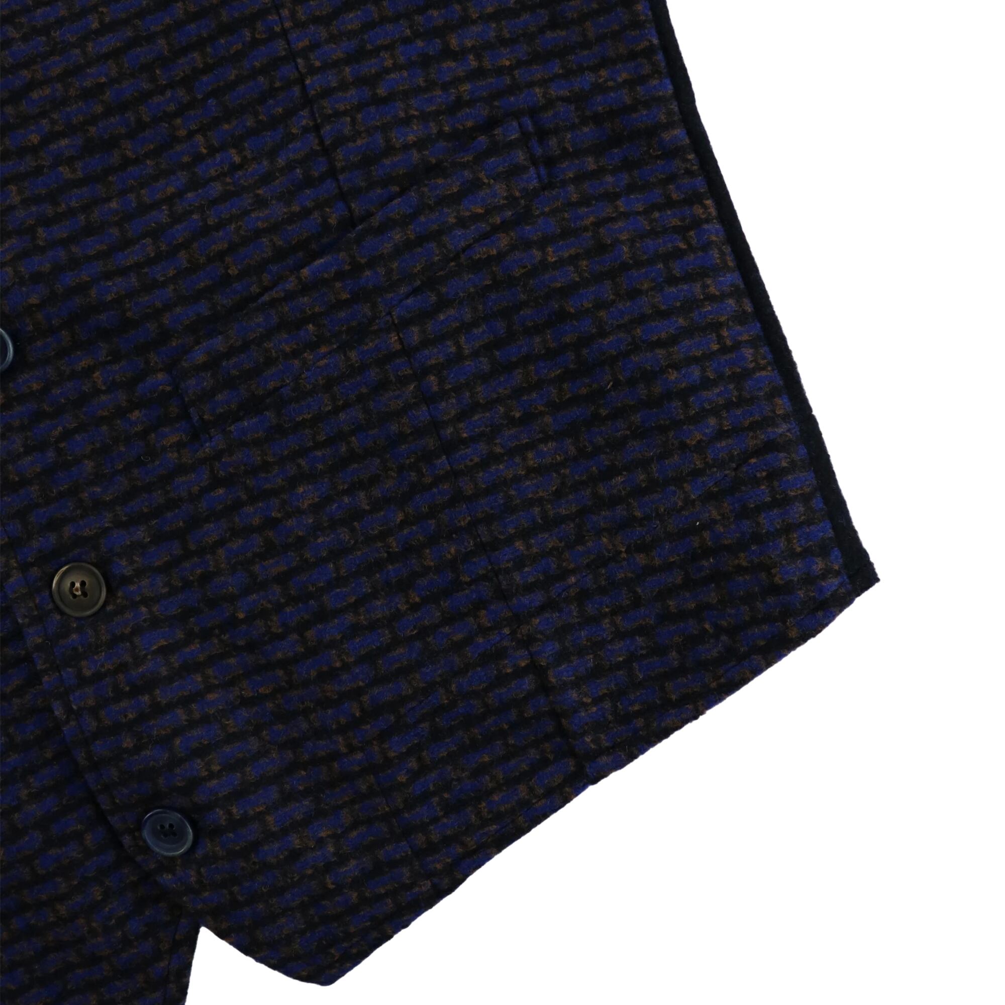 ブリックチェックジレ / Col:VAR1 ネイビー系