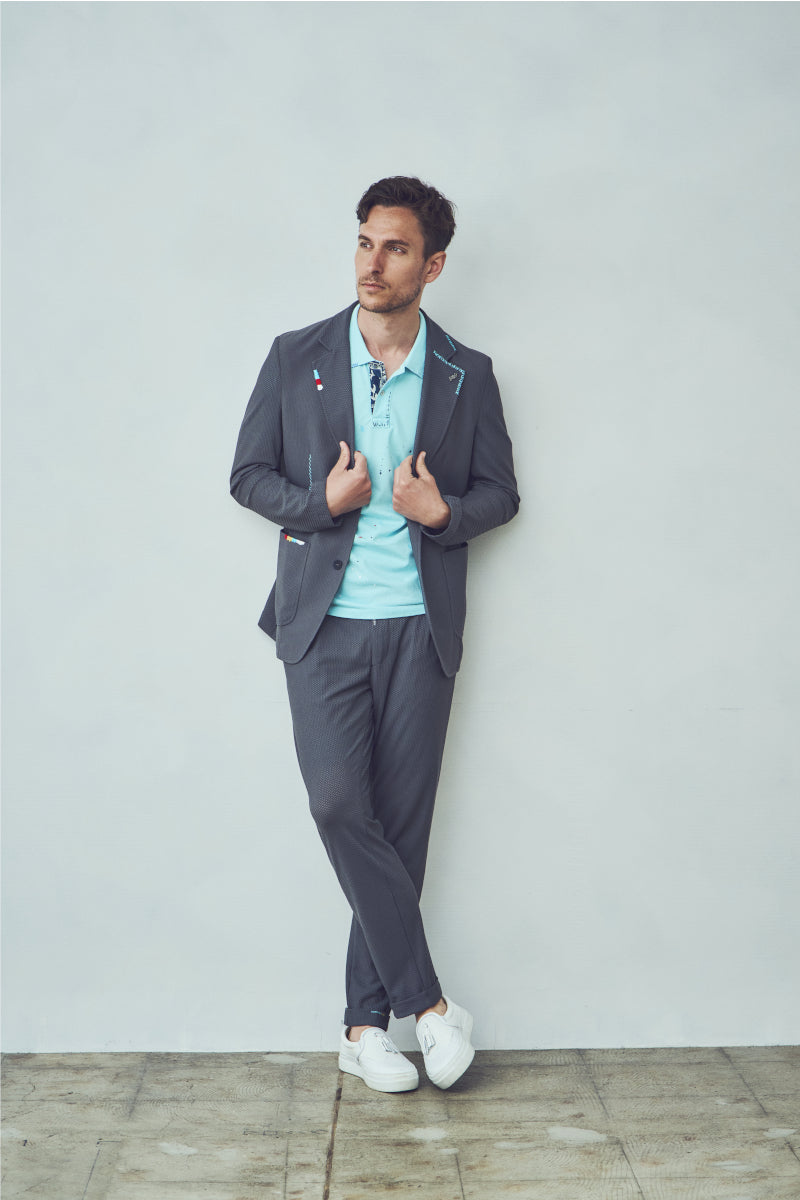 ハニカムメッシュイージージャケット / Col:ACCIAIO