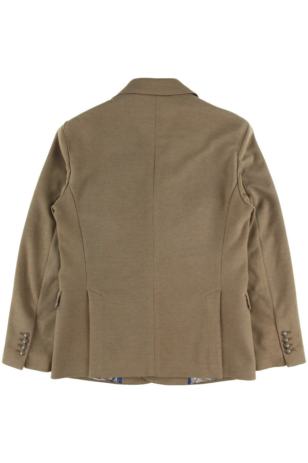 ダブルブレストニットジャケット / COL: BISCOTTO ブラウン系