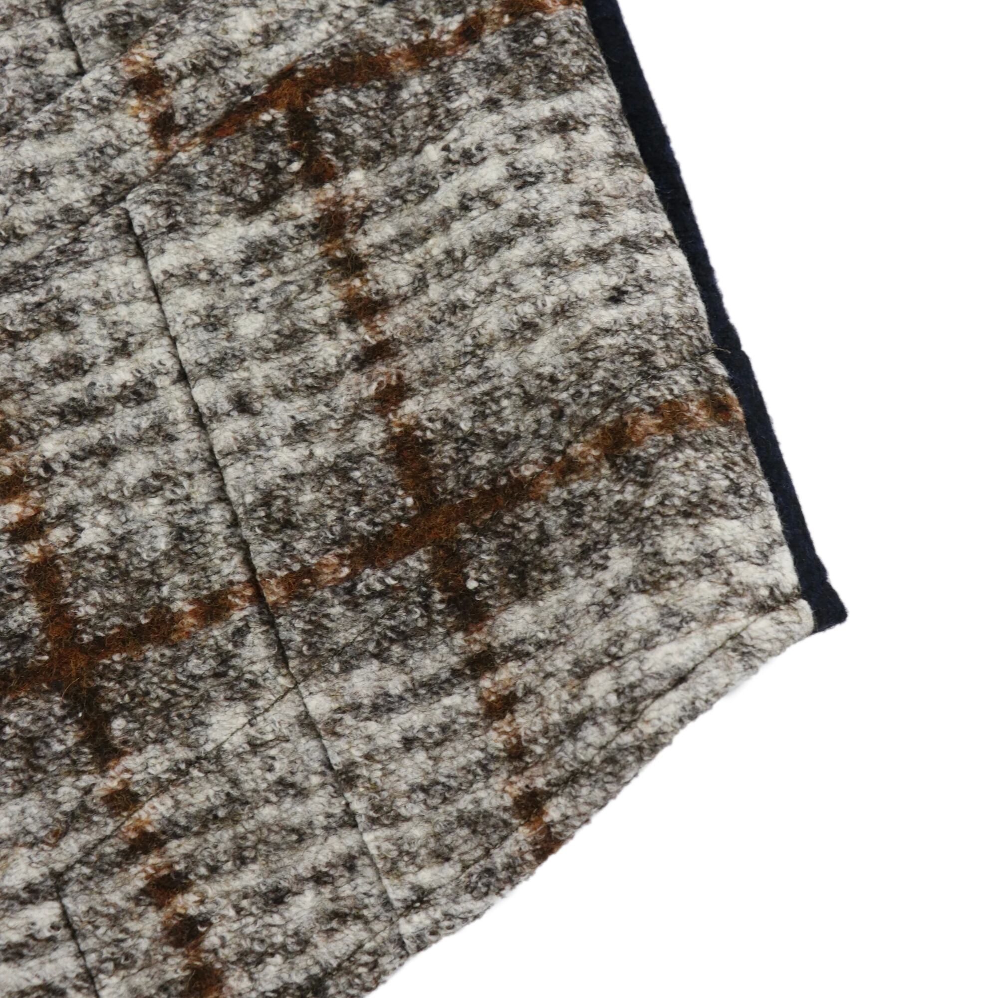 オンブレチェックジレ / COL:VAR1 ブラウン系