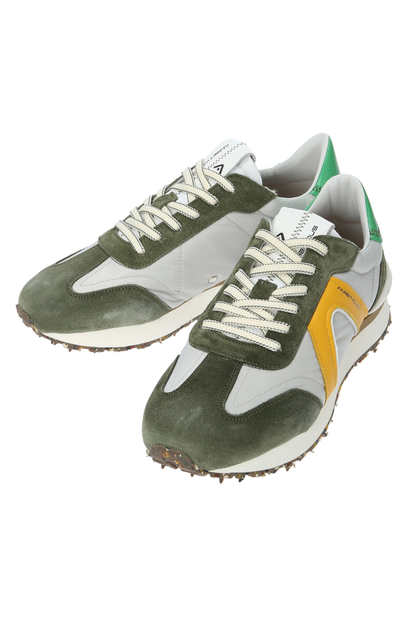 【Ambitious sneakers】 RHOME / Col:BIRCH×GREY グリーン グレー