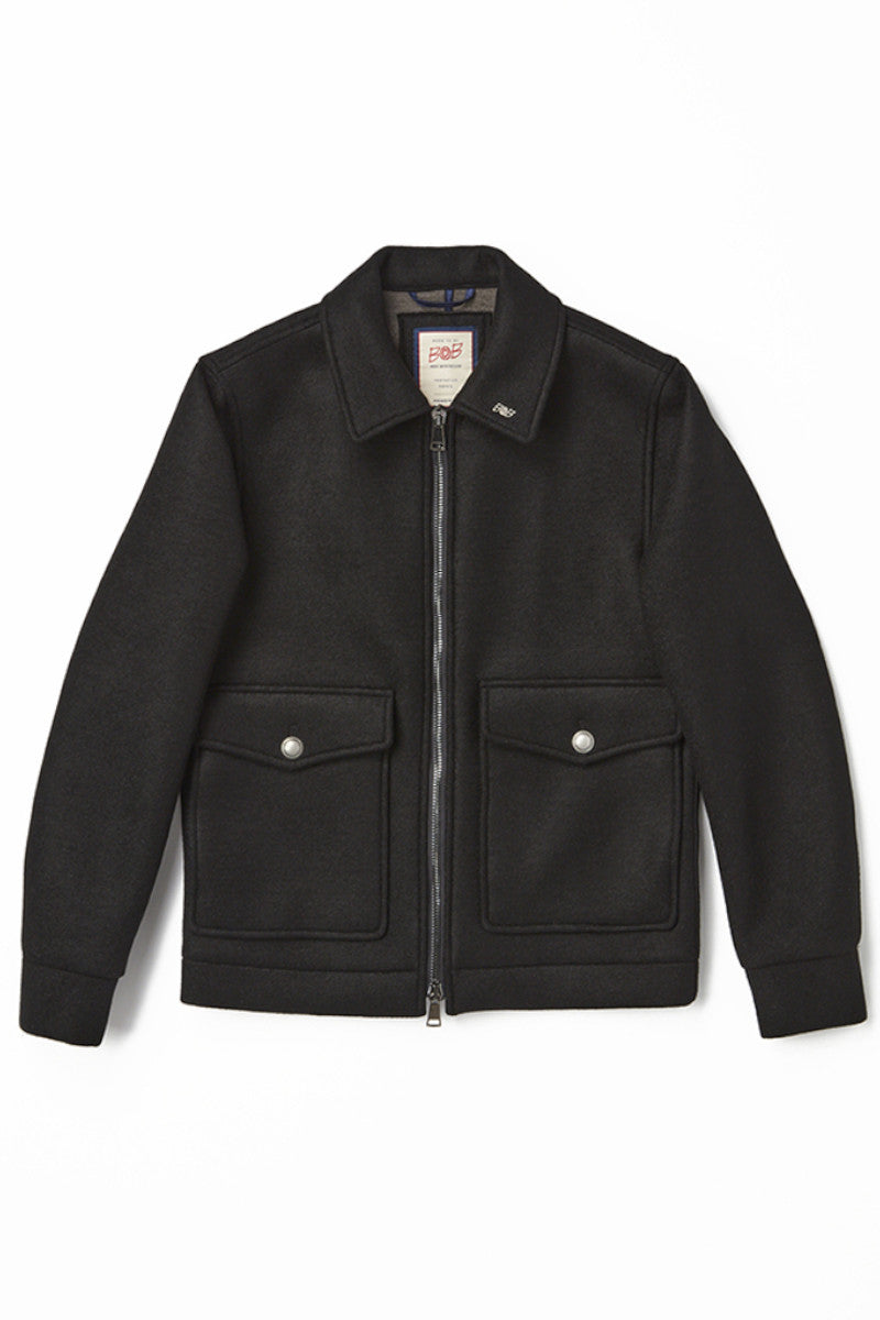 ボンディング A-2フライトジャケット / BLU ネイビー系