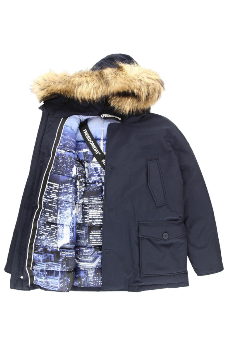 【FREEDOMDAY】リアルダウンスノーパーカー / Col:NAVY ネイビー