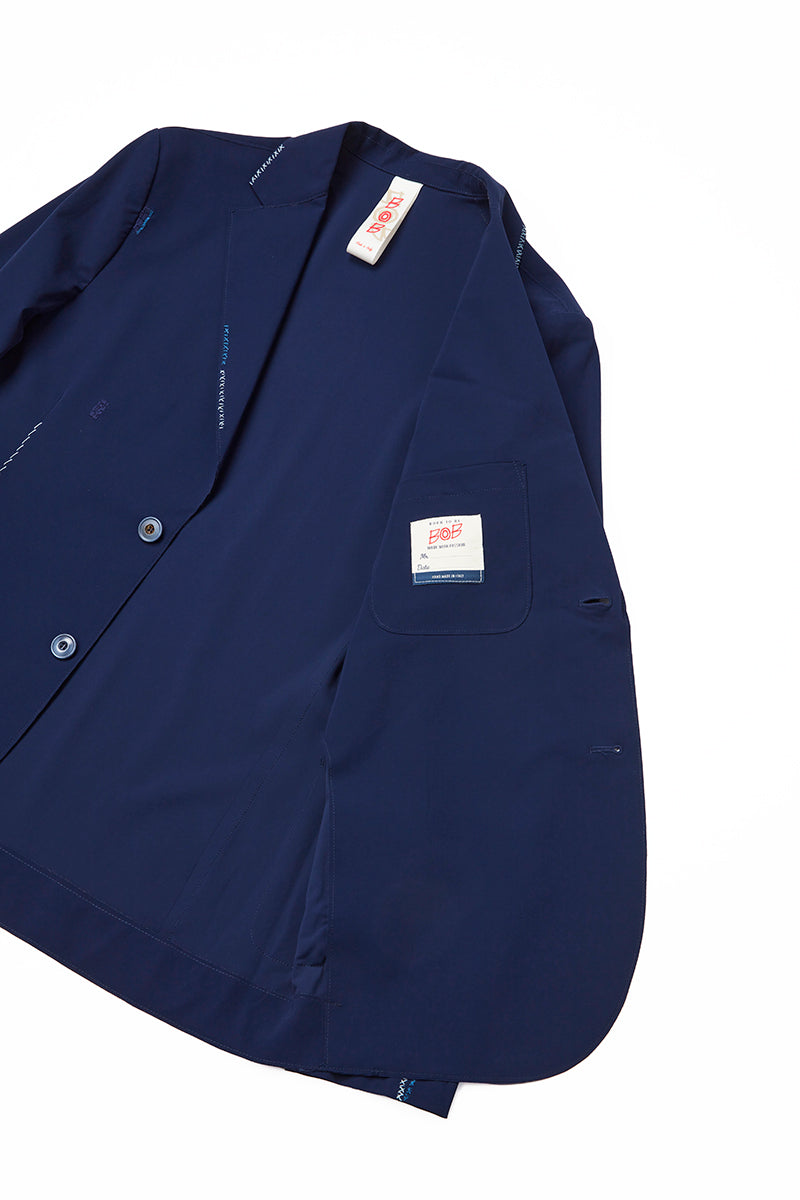 【25SS日本別注】Handmade Embroidery Eazy Jacket / Col:BLU