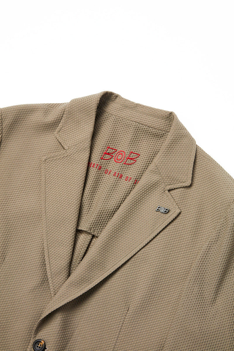 ポケッタブルハニカムメッシュ トラベルジャケット / Col:BEIGE ベージュ