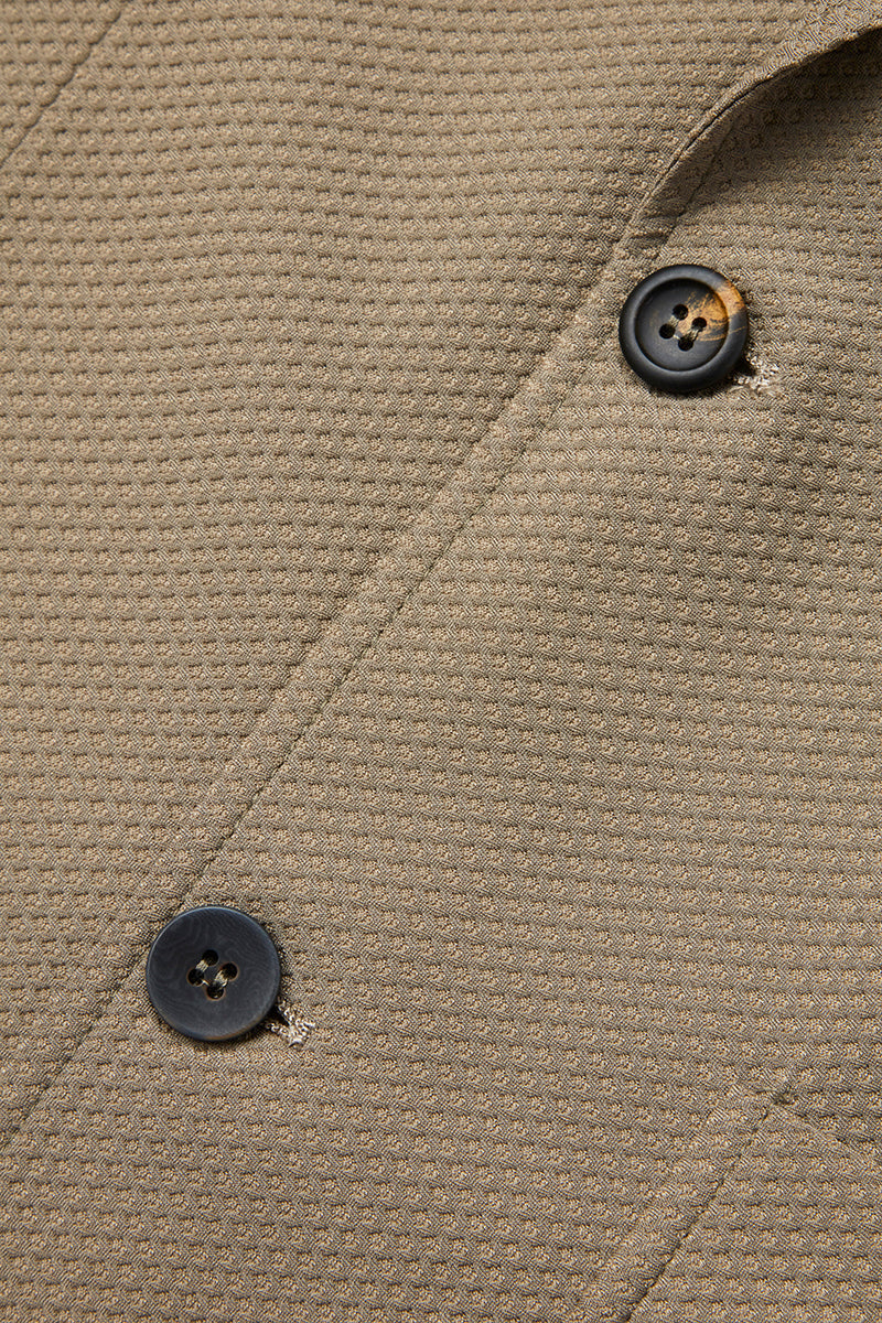 ポケッタブルハニカムメッシュ トラベルジャケット / Col:BEIGE ベージュ