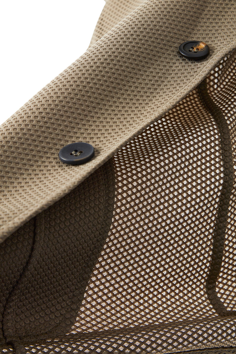 ポケッタブルハニカムメッシュ トラベルジャケット / Col:BEIGE ベージュ