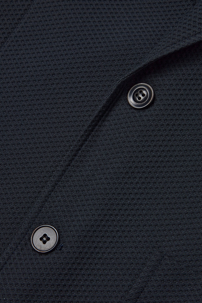 【25SS新作】Pocketable Honeycomb Mesh Travel Jacket / Col:BLU ネイビー系