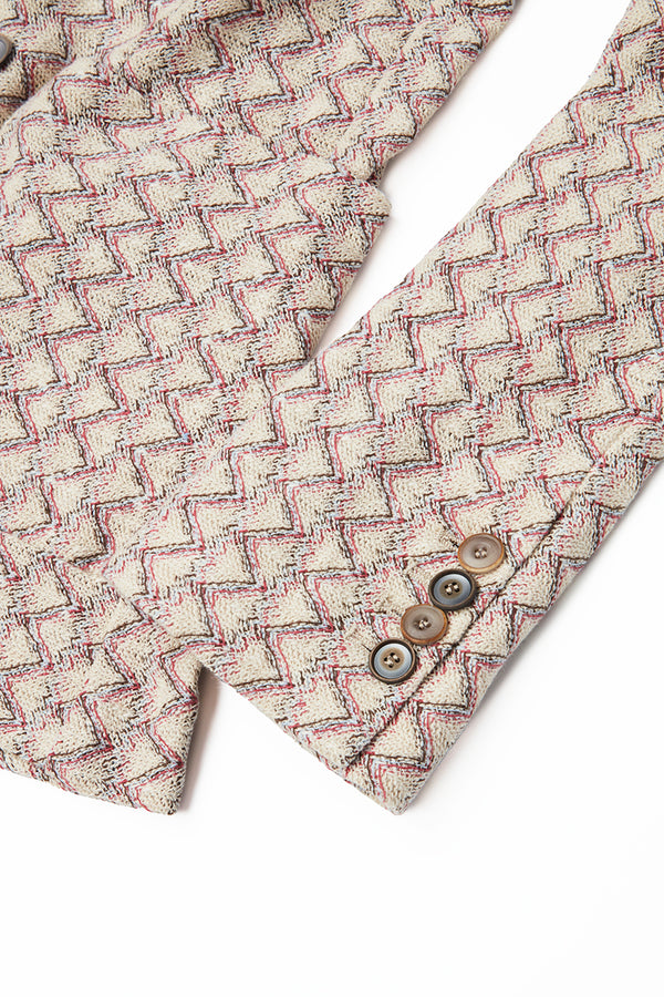 ダブルブレストラッセルニットジャケット / Col:VAR1