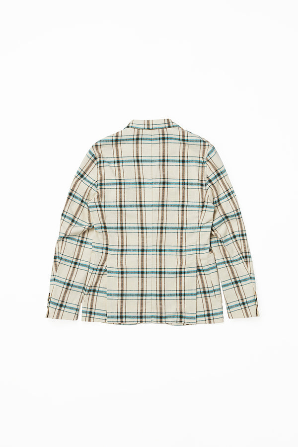 チェックパターンジャケット / Col:VAR1 グリーンチェック