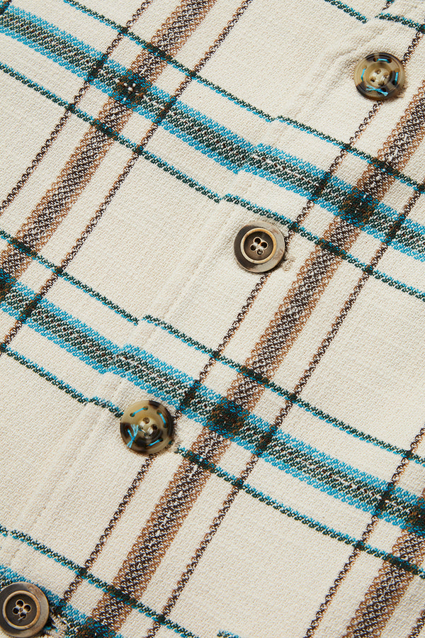 チェックパターンジレ / Col:VAR1 グリーンチェック