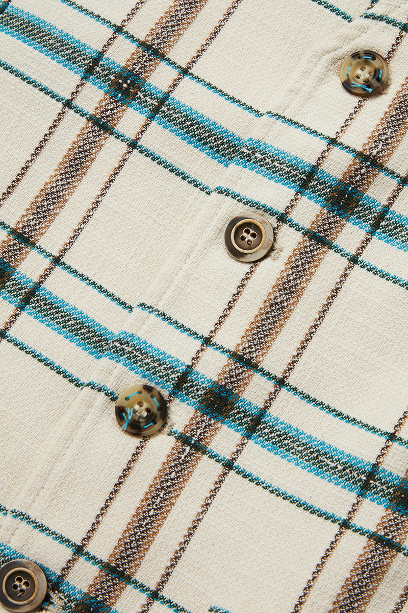 チェックパターンジレ / Col:VAR1 グリーンチェック