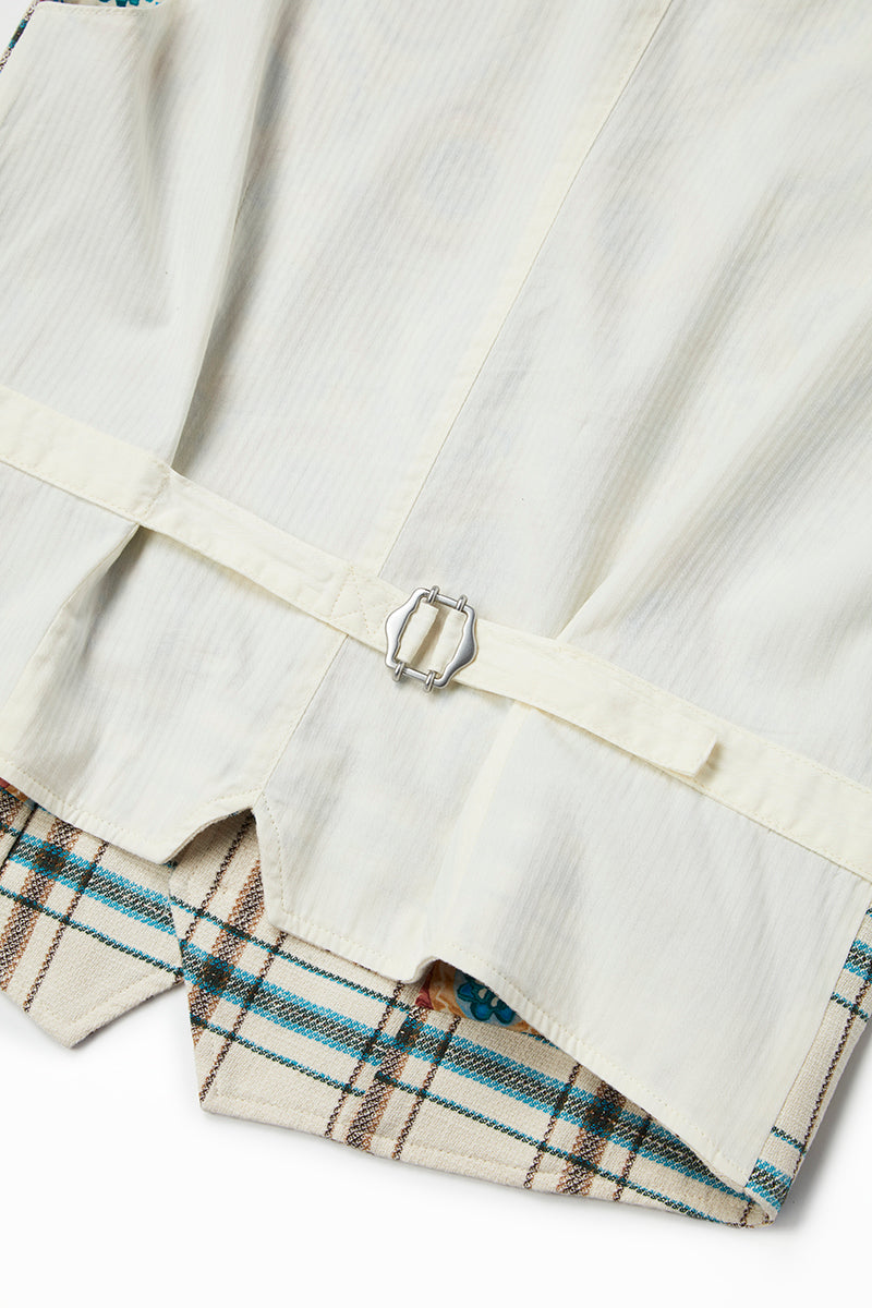 チェックパターンジレ / Col:VAR1 グリーンチェック