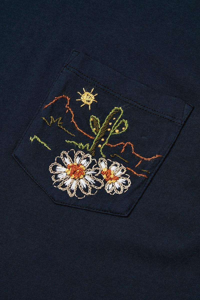 【25SS新作】Handmade Embroidery T-Shirt №074753019 / Col:BIANCO