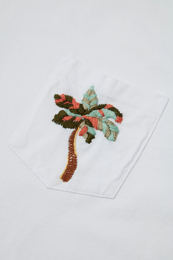 ハンドステッチTシャツ / Col:BIANCO